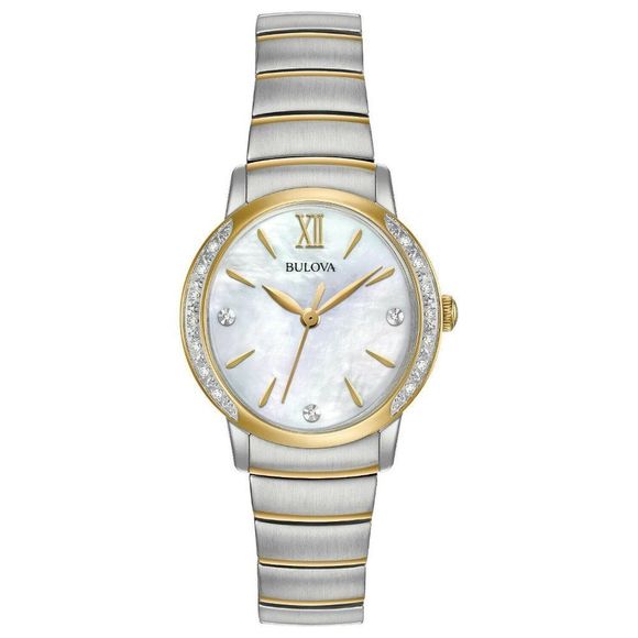 SALE! Bulova Diamond Accent 28mm Quartz Watch